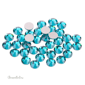 Swarovski 2088 Клеевые стразы круглые SS16, синий циркон (#229), уп. 36 шт.