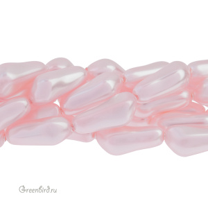 Жемчуг барочный длинный 14 мм #5844 Rosaline (#294)