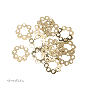 Пайетки LM Paris Fantasy 1198R – Or B2, 10 шт (#LMFAN_33)