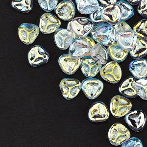 Rose Petals 8x7mm, Crystal AB, 10 гр (#00030/28701)