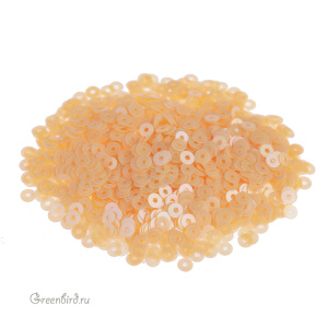 Пайетки 3мм плоские Giallo (#150)