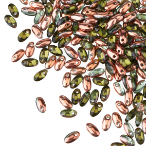Rizo 2,5x6mm, Copper/Peridot, 10 гр (#C50510)
