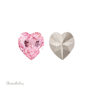4831 Vintage Heart Fancy Stone 5,5x5 мм – Light Rose (#223)