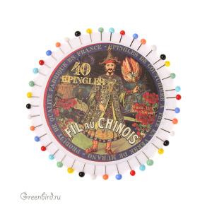 Булавки портновские с шариком Au Chinois, уп. 40шт