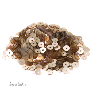 Пайетки LM Paris 4мм плоские Or B2 Mat (#LM69)