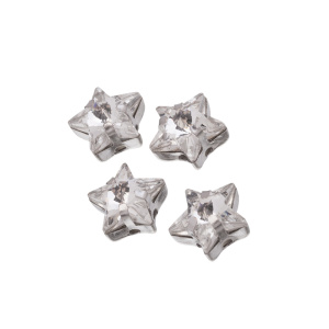 Crystalbird Кристалл в оправе 4745C Star 10 мм – Crystal (#001), серебристый, 4 шт. (#CBCS-0140)