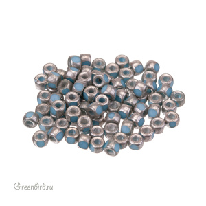 Matubo 3 Cut, 6/0, Silver Luster - Blue Turquoise, 5 гр (#TS63030) Matubo 3 Cut, 6/0, Silver Luster - Blue Turquoise, 5 гр (#TS63030)