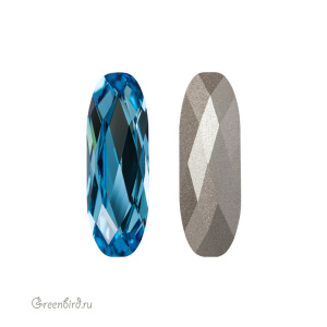 4161 Long Classical Oval 27x9 мм – Aquamarine (#202)
