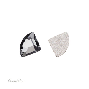 Swarovski 2715 Клеевые стразы Коннектор 4 мм, серебряная ночь (#001SINI), 1 шт.