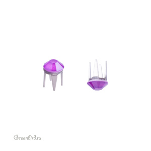 53301 Заклепка Rose Pins SS10 (2.8мм) – Crystal Electric Violet (#001L148S)