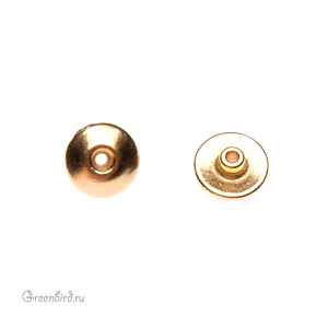 BeadAligner "Простой" 8 мм, золото, 1 шт. (TC-5720)