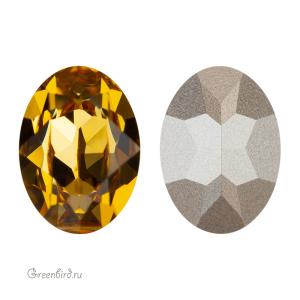 Swarovski 4120 Овал 18х13 мм, золотистый топаз (#1003), 1 шт.