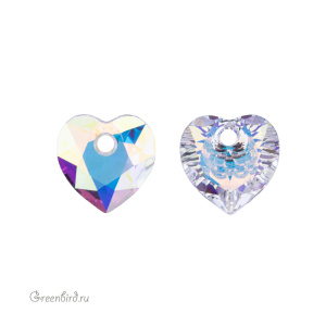 6432 подвеска Heart Cut 8 mm – Crystal Aurore Boreale (#001AB) 6432 подвеска Heart Cut 8 mm – Crystal Aurore Boreale (#001AB)