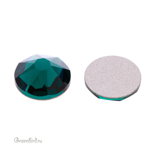 Swarovski 2088 Клеевые стразы круглые SS34, изумруд (#205), 1 шт.
