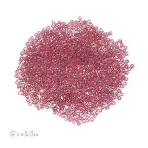 Винтажный бисер круглый 14/0, Opal Rose 9 (#254)