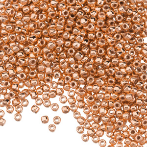 Бисер TOHO Round 11/0, Metallic Copper Penny (#MAG03)