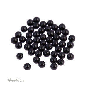 Жемчуг без отверстий 1.5 мм #5809 Mystic Black (#335)