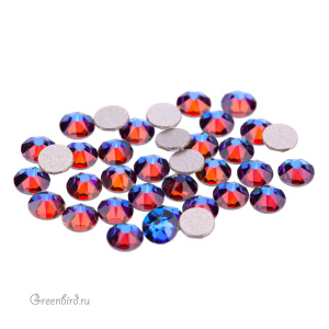 Swarovski 2088 Клеевые стразы круглые SS12, меридиан синий (#001MBLUE), уп. 36 шт.