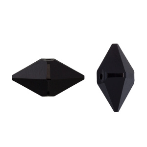 5747 Бусина Double Spike 16x8mm – Jet (#280)