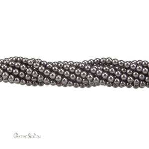 Жемчуг 2 мм #5810 Black (#298)