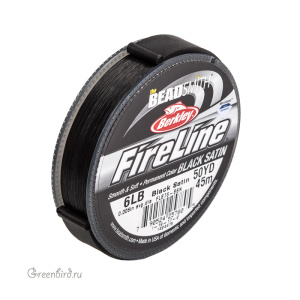 Black Satin Fireline 6lb 0.006'' 50YD катушка Black Satin Fireline 6lb 0.006'' 50YD катушка