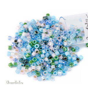 Бисер MIYUKI Delica 10/0 (#MIX08), 4,5 г