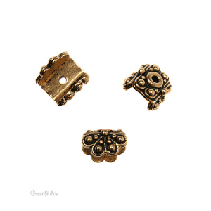 Чашечка для кулона "Раджа", ант. золото, 1 шт. (#TC-5624) Чашечка для кулона "Раджа", ант. золото, 1 шт. (#TC-5624)