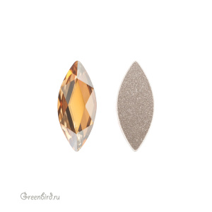 2201 Кристалл холодной фиксации Marquise 14x6 мм – Golden Shadow (#001GSHA)