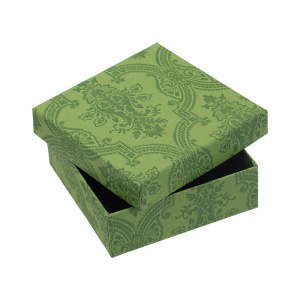 Картонная коробочка 9х9, зеленый (#BOX-99G)