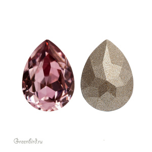 Swarovski 4320 Капля 8х6 мм, античный розовый (#001ANTP), 1 шт.