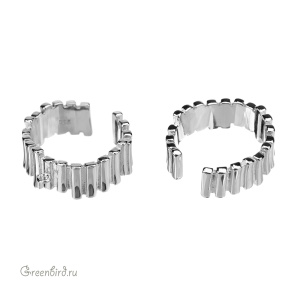 Основа для кольца фигурная, родий (#SV1701-RB-03R)