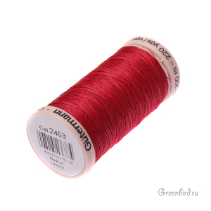 Нить для ручного квилтинга Gutermann, гранат (#2453)