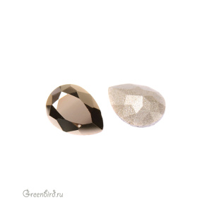 Swarovski 4320 Капля 8х6 мм, светло-золотистый металлик (#001MLGLD), 1 шт.