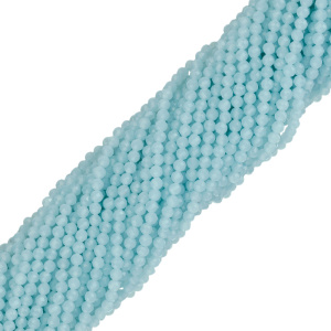Бусины Циркон 4 мм, бирюзовый, нить (#CN-ZRCN-017)