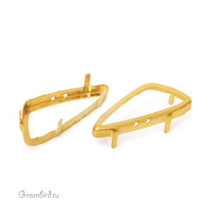 4790 Оправа для Wing Fancy Stone 32х13,5 мм, латунь