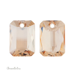 Swarovski 6435 подвеска Октагон 16 мм, золотистая дымка (#001GSHA), 1 шт.