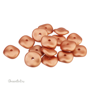 Wavelet Bead 10mm, Metallic Copper, 1 шт. (#29412) Wavelet Bead 10mm, Metallic Copper, 1 шт. (#29412)