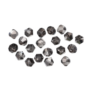 Crystalbird Бусины 5328C биконусы 4 мм – Silver Night (#001SINI), уп. 20 шт. (#CBBC-0023)