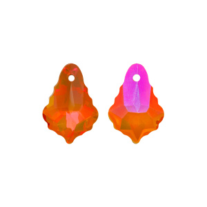 Crystalbird 6090 подвеска Барокко 16 мм, Crystal Astral Pink (#001AP), 1 шт.