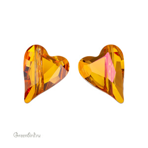 Swarovski 5743 Бусина Дикое сердце 12 мм, астральный розовый V (#001ASPIV), 1 шт.