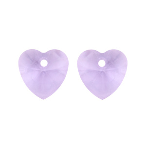 Crystalbird 6228C подвеска Heart 10 мм – Violet (#371), 1 шт. (#CBPN-0051)