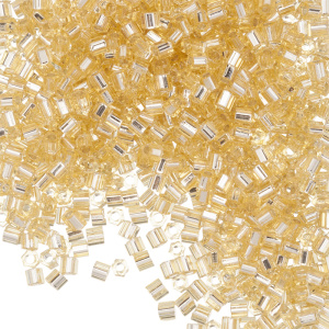 Бисер TOHO шестиугольный 11/0, внутреннее серебрение, Light Topaz (#22A), 10 г