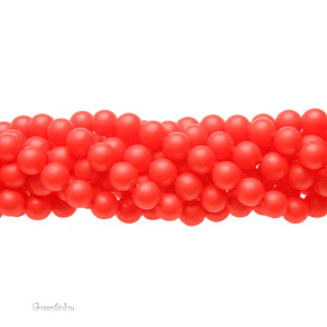 Жемчуг 6 мм #5810 Neon Red (#770) Жемчуг 6 мм #5810 Neon Red (#770)