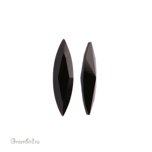 Swarovski 4200 Маркиз 15х4 мм, черный (#280), 1 шт.