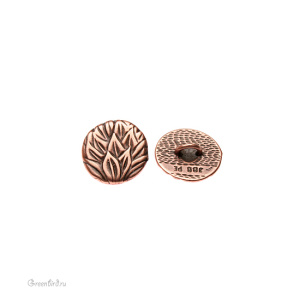 JBB Пуговица "Бутон", ант. медь (J234-15)