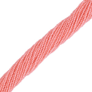 Бусины Циркон 2 мм, красный, нить (#CN-ZRCN-001)