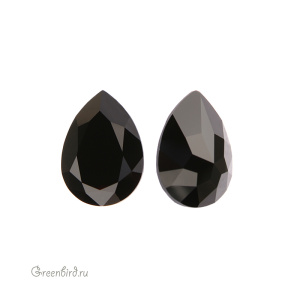 Swarovski 4320 Капля 18х13 мм, черный (#280), 1 шт.