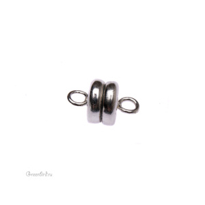 Магнитный замочек, серебро, 1 шт. (#07SP)