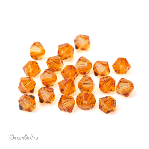 5328 Bicone 4mm – Topaz (#203)