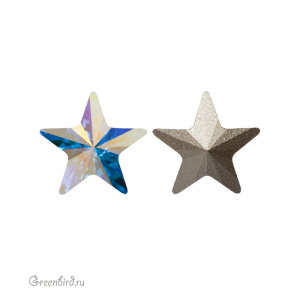4745 Star Fancy Stone 10 мм – Crystal AB (#001AB)